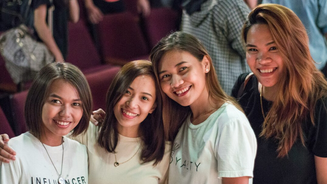 senior club members smiling