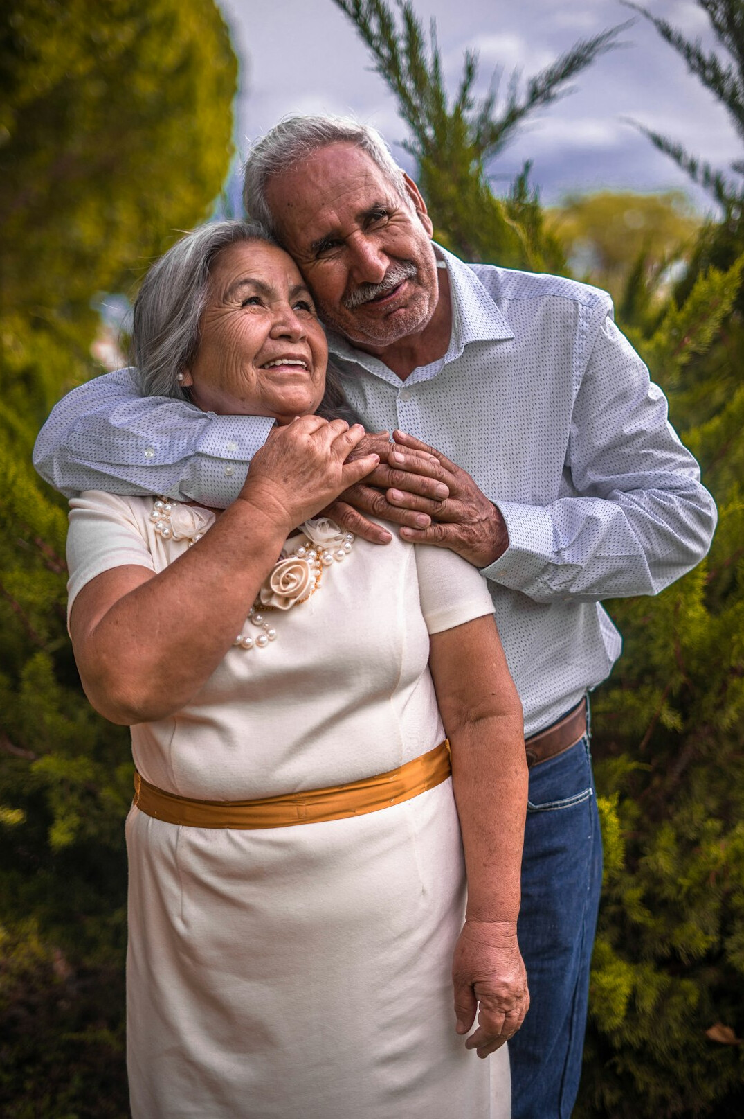 happy senior couple